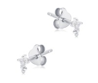 Cute Design Silver Stud Earring STS-6295